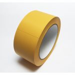 Bau-Klebeband gelb, gerillt, 50 mm